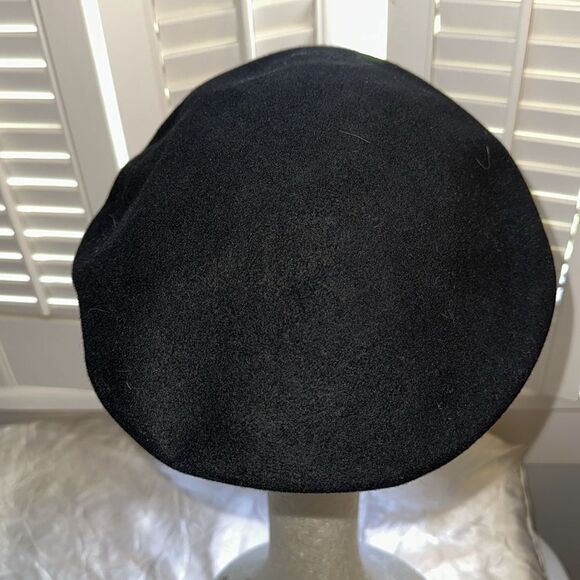 Vintage 40s/50s Black Felt‎ Beret main image 7